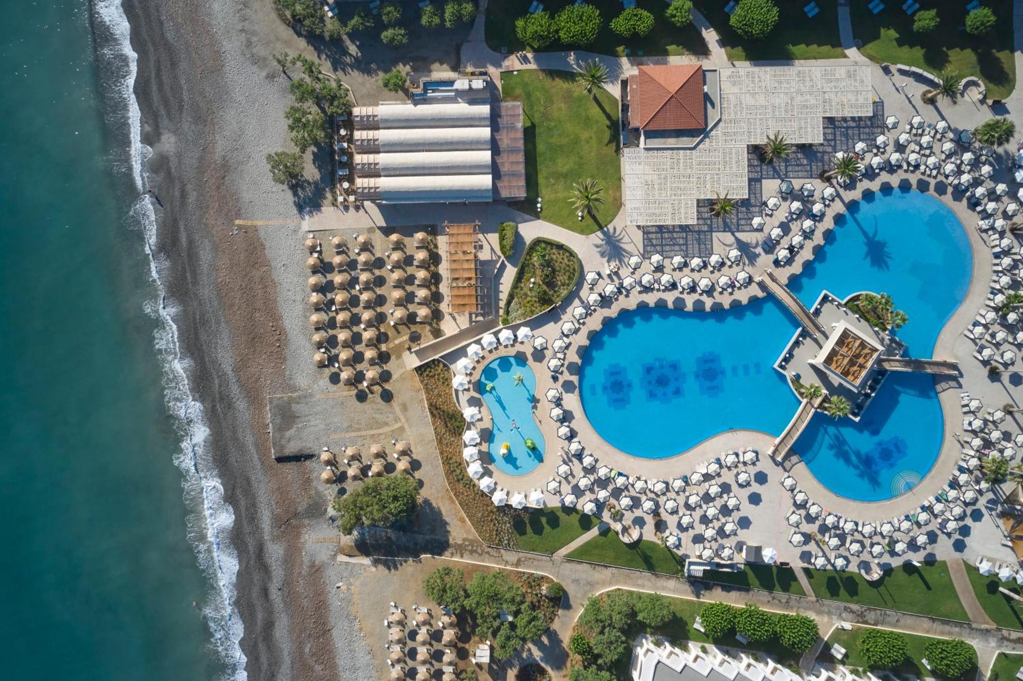 Atlantica Ocean Beach Resort Máleme Kültér fotó